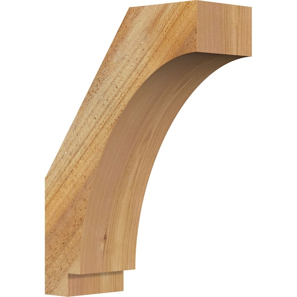 Ekena Millwork 4"W x 10"D x 14"H Imperial Rough Sawn Knee Brace, Western Red Cedar BRC04X10X14IMP00RWR - main